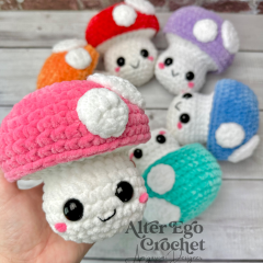 Millie the Mushroom amigurumi pattern by Alter Ego Crochet