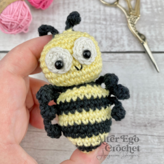Beeatrice the Bee amigurumi pattern by Alter Ego Crochet