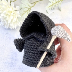 Grim Reaper cotton amigurumi pattern by Alter Ego Crochet