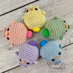 No Sew Egg Surprise amigurumi pattern by Alter Ego Crochet