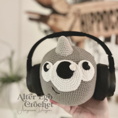 Headphone Monsters amigurumi by Alter Ego Crochet
