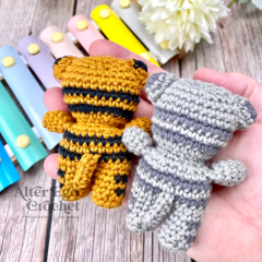 Timmy the Tiger and Cleo the Cat amigurumi by Alter Ego Crochet