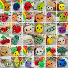 33 Fruit and Vegetable patterns  amigurumi pattern by Alter Ego Crochet