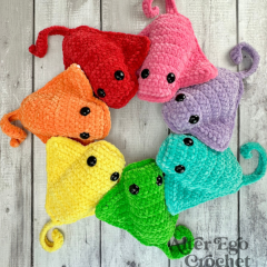 No Sew Raymond the Ray amigurumi pattern by Alter Ego Crochet