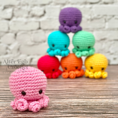 No Sew Squid Army Octopus amigurumi pattern by Alter Ego Crochet