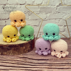 No Sew Squid Army Octopus amigurumi by Alter Ego Crochet