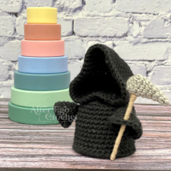 Grim Reaper amigurumi pattern by Alter Ego Crochet