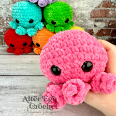 No Sew Octopus Surprise amigurumi by Alter Ego Crochet
