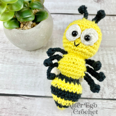 Wilson the Wasp amigurumi pattern by Alter Ego Crochet