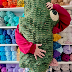 Carl the Crocodile Pillow amigurumi pattern by Alter Ego Crochet