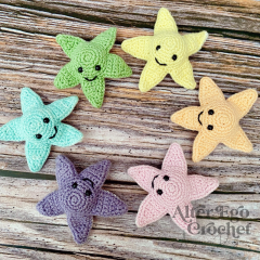 No Sew Stella the Starfish amigurumi pattern by Alter Ego Crochet