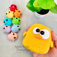 Chick Surprise Mama amigurumi pattern by Alter Ego Crochet