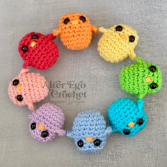 Chick Surprise Mama amigurumi pattern by Alter Ego Crochet