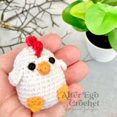 Rocky the Rooster amigurumi by Alter Ego Crochet