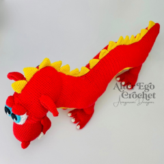 Hubert the Chinese New Years Dragon amigurumi pattern by Alter Ego Crochet