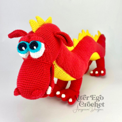 Hubert the Chinese New Years Dragon amigurumi by Alter Ego Crochet