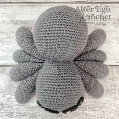 Tony the Tarantula spider cotton amigurumi pattern by Alter Ego Crochet