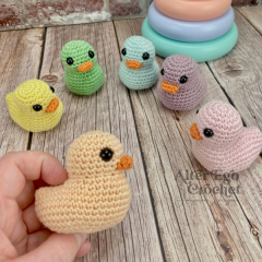 No Sew Robert the Rubber Duck amigurumi pattern by Alter Ego Crochet