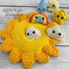 Sun Weather Surprise Mama amigurumi pattern by Alter Ego Crochet