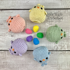 No Sew Egg Surprise amigurumi pattern by Alter Ego Crochet