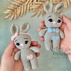 Easter Bunnies amigurumi pattern by Alter Ego Crochet