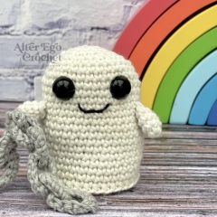 No Sew Mr. Ghost amigurumi pattern by Alter Ego Crochet