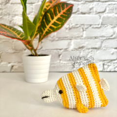 Bonnie the Butterflyfish amigurumi by Alter Ego Crochet
