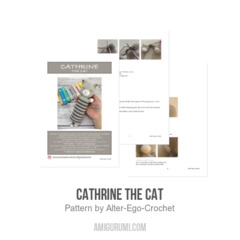 Cathrine the Cat amigurumi pattern by Alter Ego Crochet