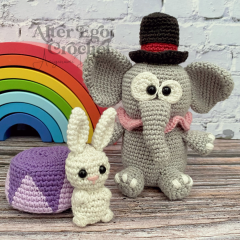 Ellie the Circus Elephant amigurumi pattern by Alter Ego Crochet