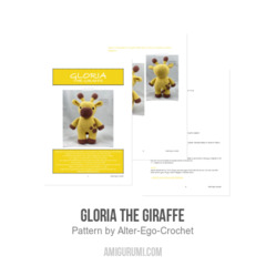 Gloria the Giraffe amigurumi pattern by Alter Ego Crochet