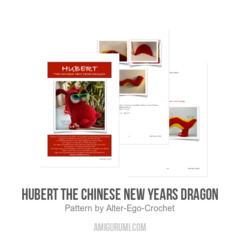 Hubert the Chinese New Years Dragon amigurumi pattern by Alter Ego Crochet