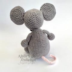 Monty the Mouse amigurumi by Alter Ego Crochet