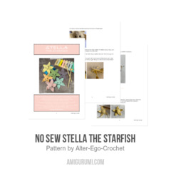 No Sew Stella the Starfish amigurumi pattern by Alter Ego Crochet