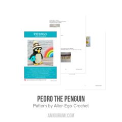 Pedro the Penguin amigurumi pattern by Alter Ego Crochet