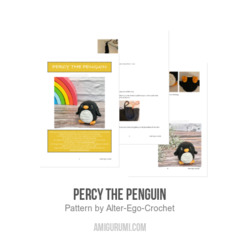 Percy the Penguin amigurumi pattern by Alter Ego Crochet