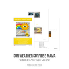 Sun Weather Surprise Mama amigurumi pattern by Alter Ego Crochet