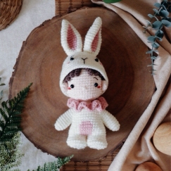 Chibi DOYL in rabbit costume