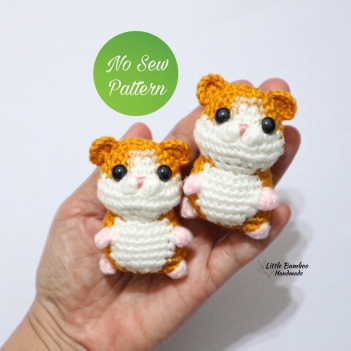 No Sew Hamster Amigurumi amigurumi pattern by Little Bamboo Handmade