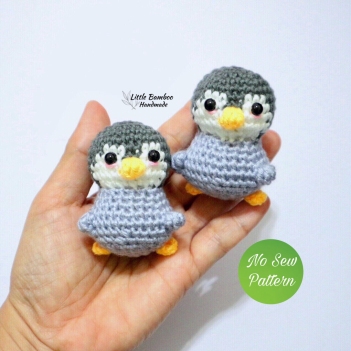 No Sew Penguin Amigurumi amigurumi pattern by Little Bamboo Handmade