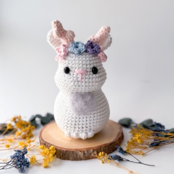 Jackie the Jackalope amigurumi pattern by Eweknitss