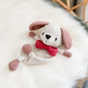 Charlie the Dog Lovey amigurumi pattern by Bluesparrow Handmade