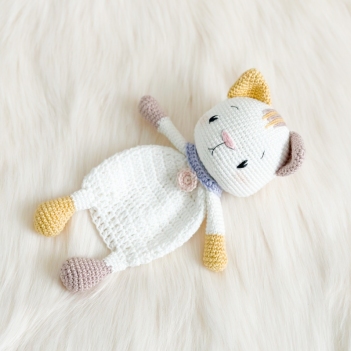 Nina the Cat Lovey amigurumi pattern by Bluesparrow Handmade