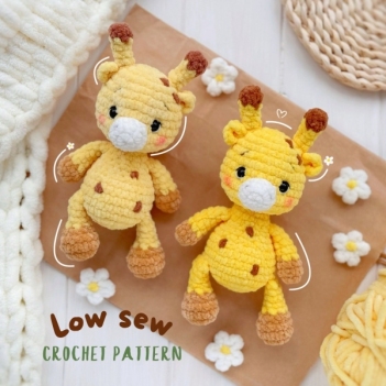 Plushie Giraffe amigurumi pattern by Knit.friends