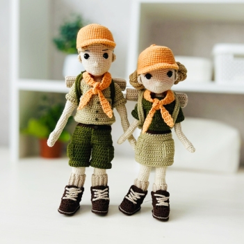 Scouts amigurumi pattern by Fluffy Tummy