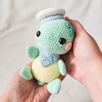 Tommy the Turtle amigurumi pattern by EMI Creations by Chloe