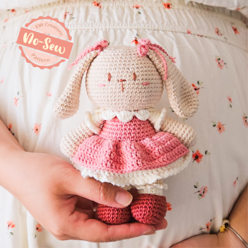 Flopsy the Bunny amigurumi pattern by EMI Creations by Chloe