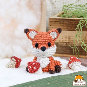 ChubBie - Ashe the the fox amigurumi pattern by Noobie On The Hook