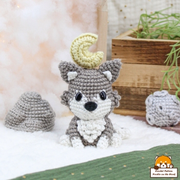 ChubBie - Loki the Wolf amigurumi pattern by Noobie On The Hook