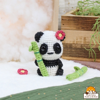 ChubBie - Mei the Panda amigurumi pattern by Noobie On The Hook