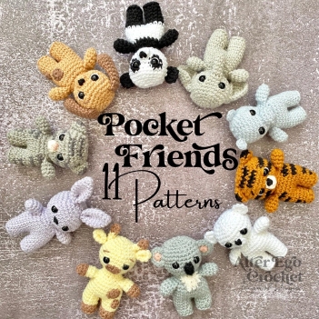 11 Pocket Friends Pattern Bundle amigurumi pattern by Alter Ego Crochet